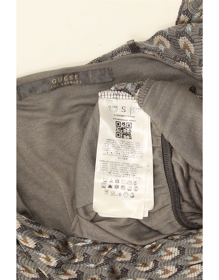Tuta da donna Guess UK 10 Small Viscosa geometrica grigia