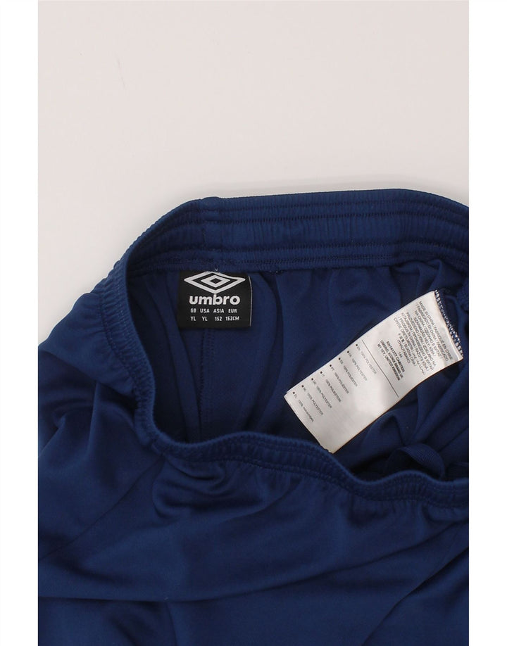 Pantaloncini sportivi da bambino Umbro 11-12 anni Large in poliestere blu navy