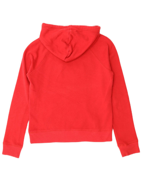 Maglione con cappuccio grafico da donna HOLLISTER UK 6 XS rosso cotone