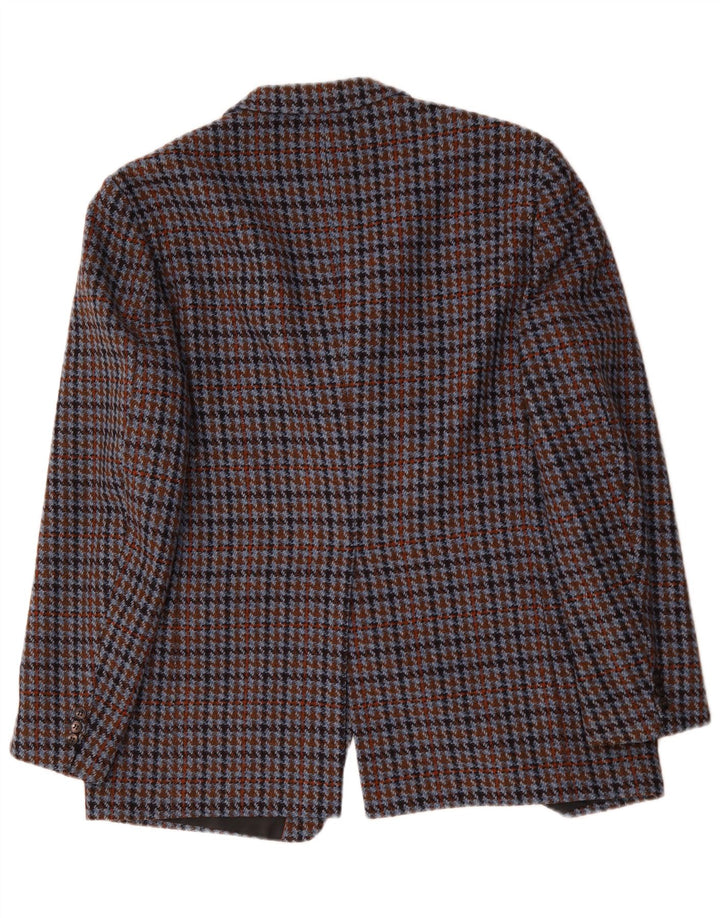 Giacca blazer da uomo a 3 bottoni Breilling UK 40 grande pied de poule multicolore