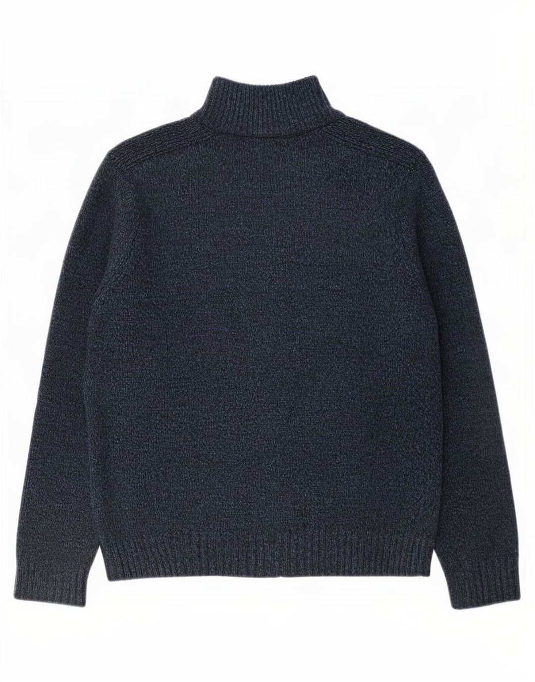 Maglione cardigan con zip intera da uomo Marks & Spencer grande acrilico chiazzato grigio