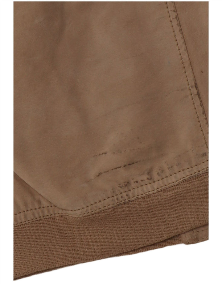 Bomber da donna in pelle scamosciata GAUDI IT 46 Large in pelle beige