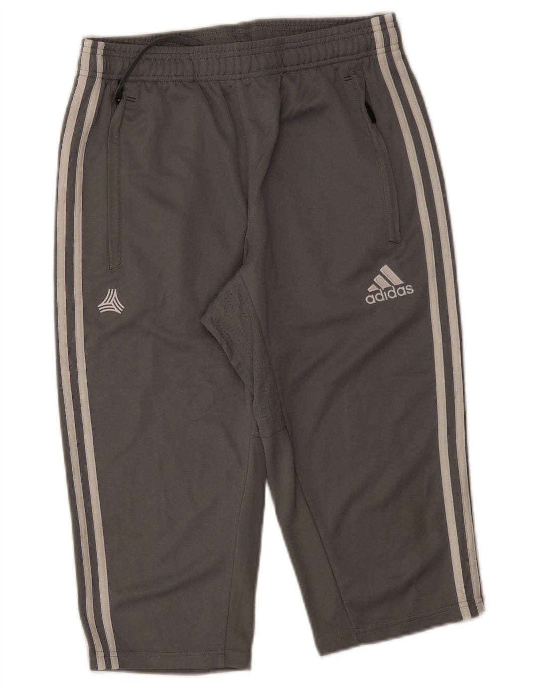 Pantaloncini sportivi Adidas Climacool da uomo in poliestere grigio medio