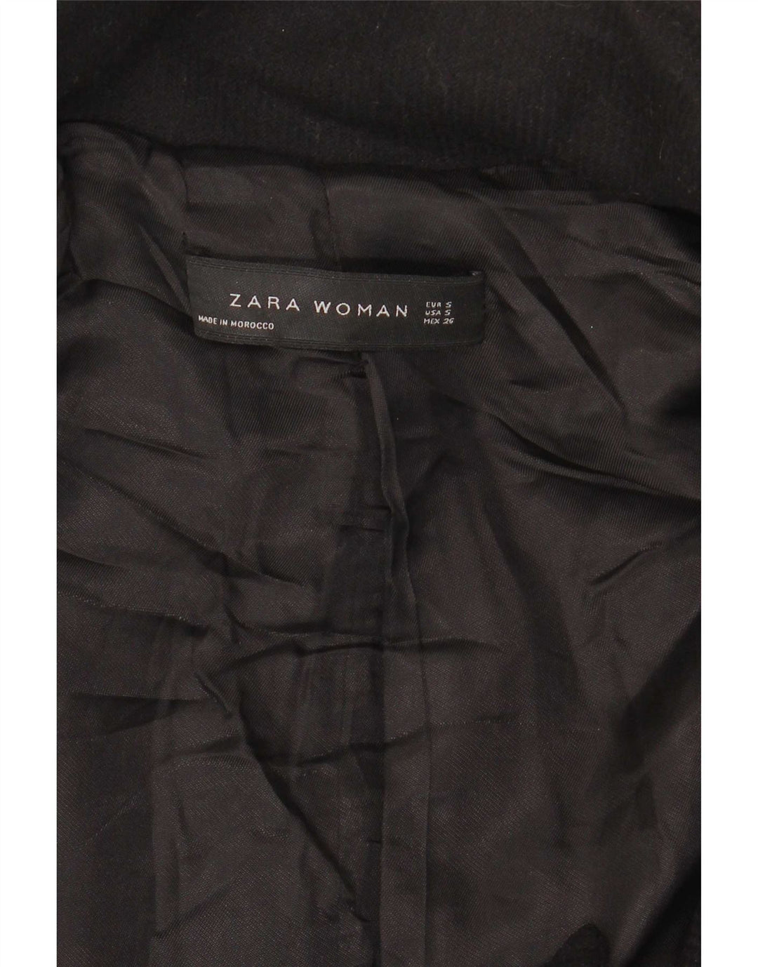 Soprabito Zara da donna UK 10 piccolo nero