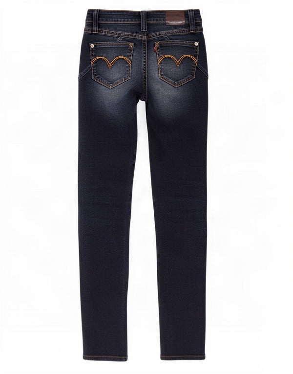 Jeans skinny Demi Curve da donna Levi's W25 L29 Blu Navy