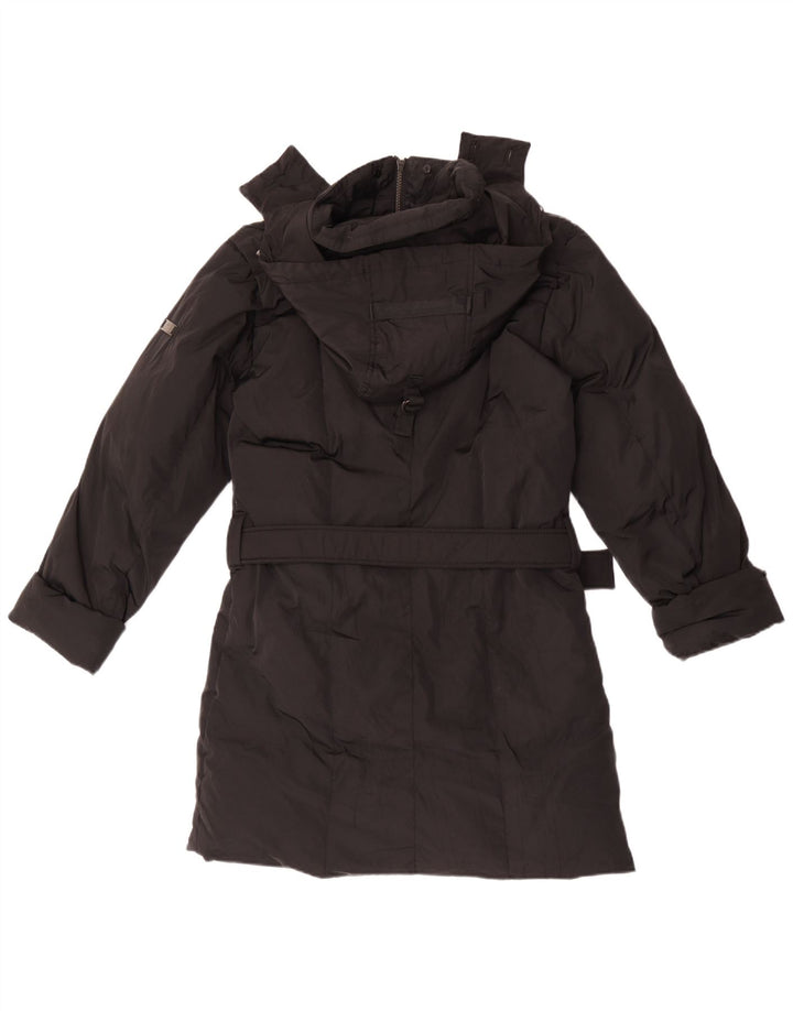 Cappotto imbottito con cappuccio da donna Canadiens UK 16 grande poliestere nero