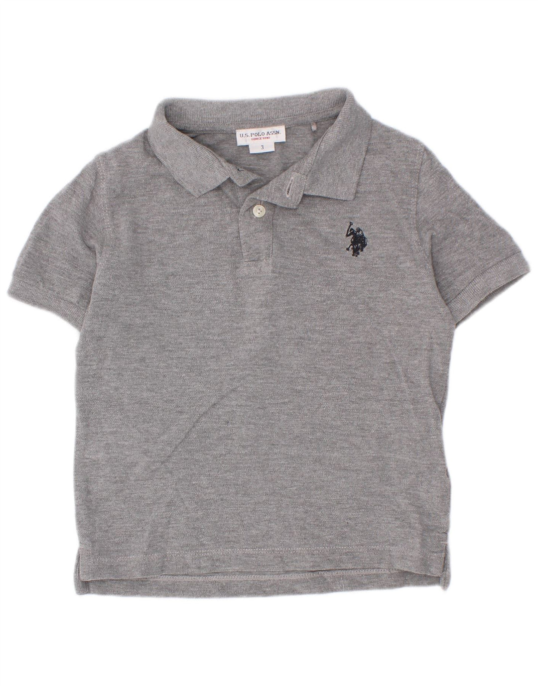 Polo Assn. Camicia Bambino 2-3 Anni Cotone Grigio