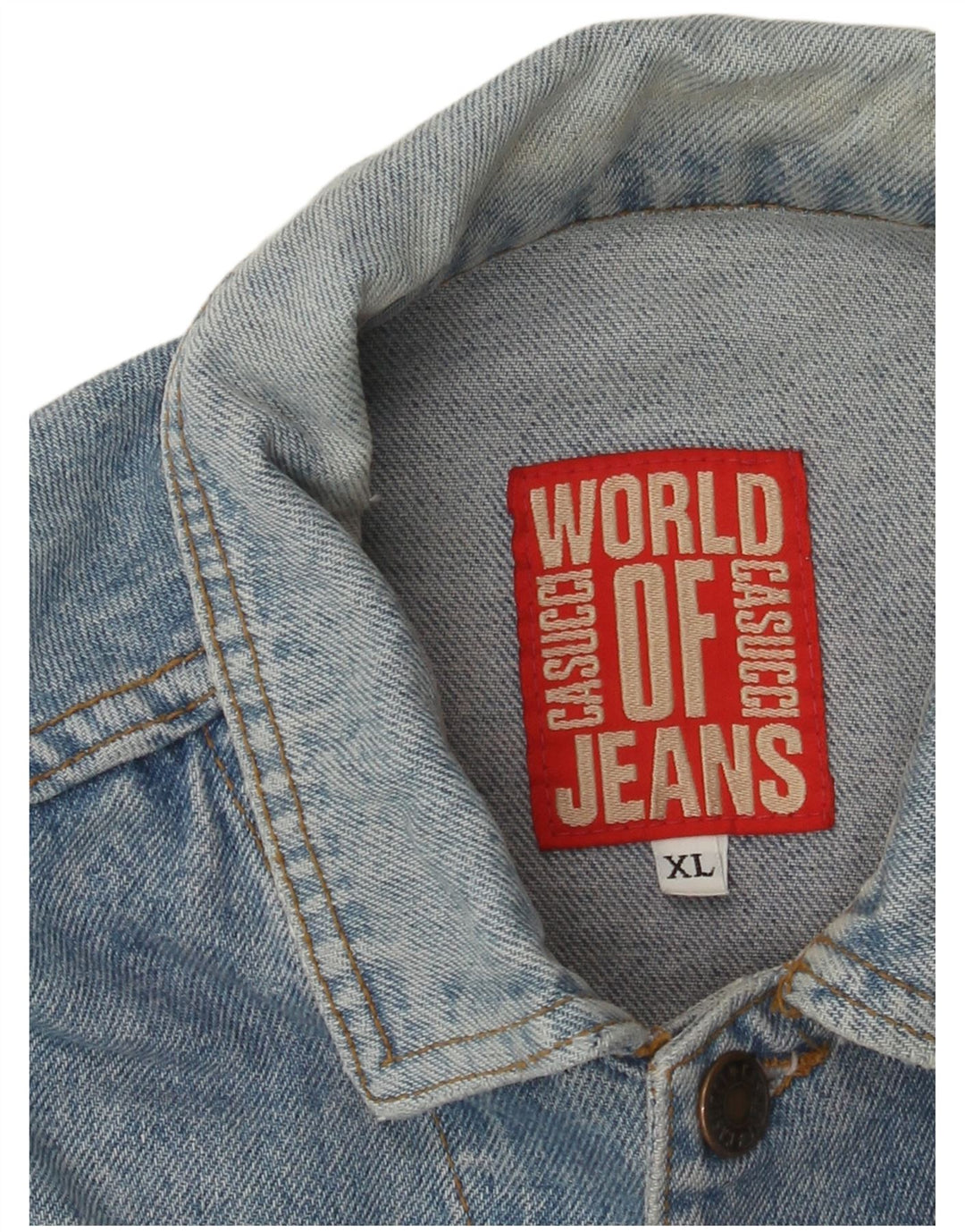 CASSUCI Giacca in denim da uomo UK 42 XL Cotone blu