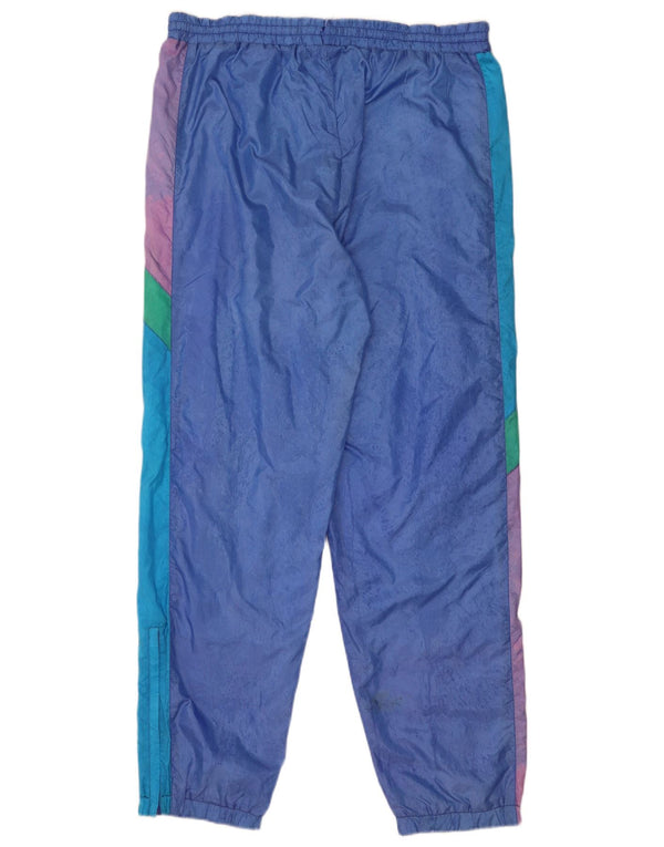 Pantaloni da tuta da uomo Flash Joggers Large Blu Colourblock Nylon