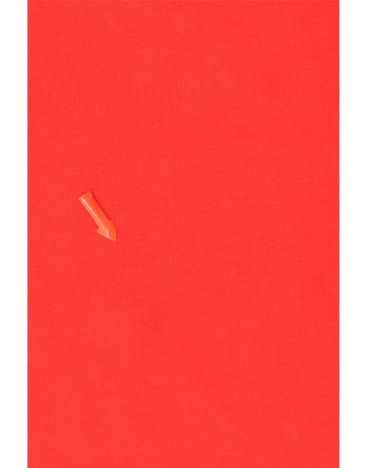 Felpa grafica da uomo Puma Maglione piccolo rosso in cotone color block