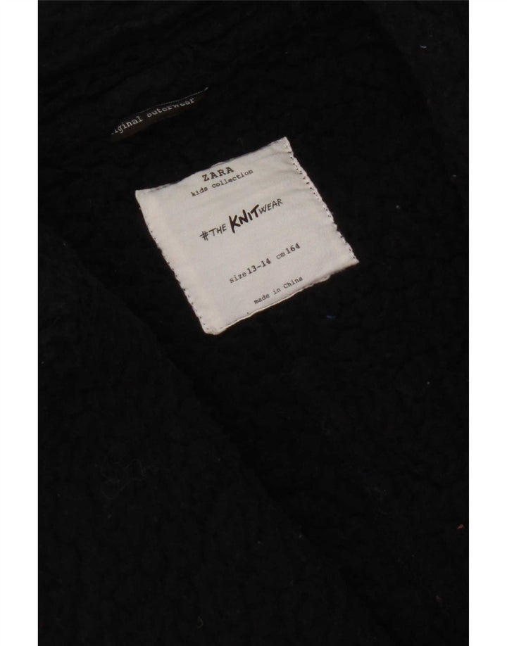 Cappotto da marinaio Zara per ragazzi 13-14 anni Blu navy a blocchi di colore