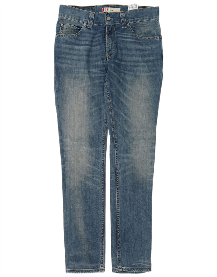 Jeans Levi's 511 Slim da donna W32 L34 cotone blu