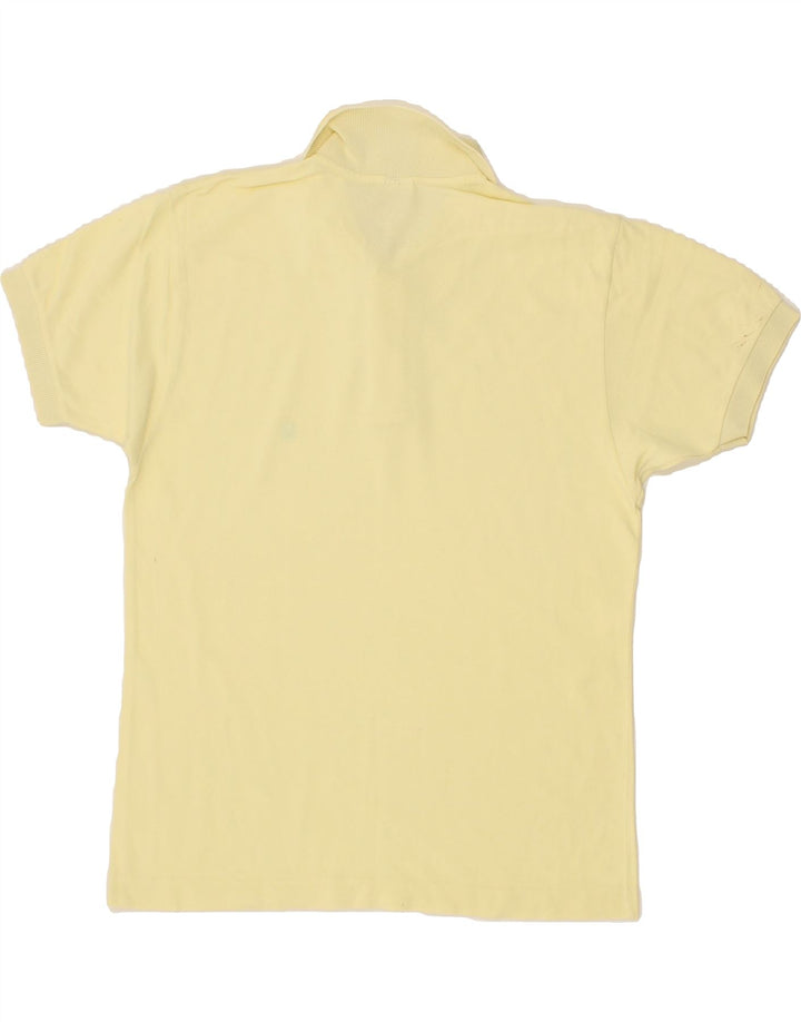 BENETTON Mens Polo Shirt Small Yellow Cotton | Vintage Benetton | Thrift | Second-Hand Benetton | Used Clothing | Messina Hembry 