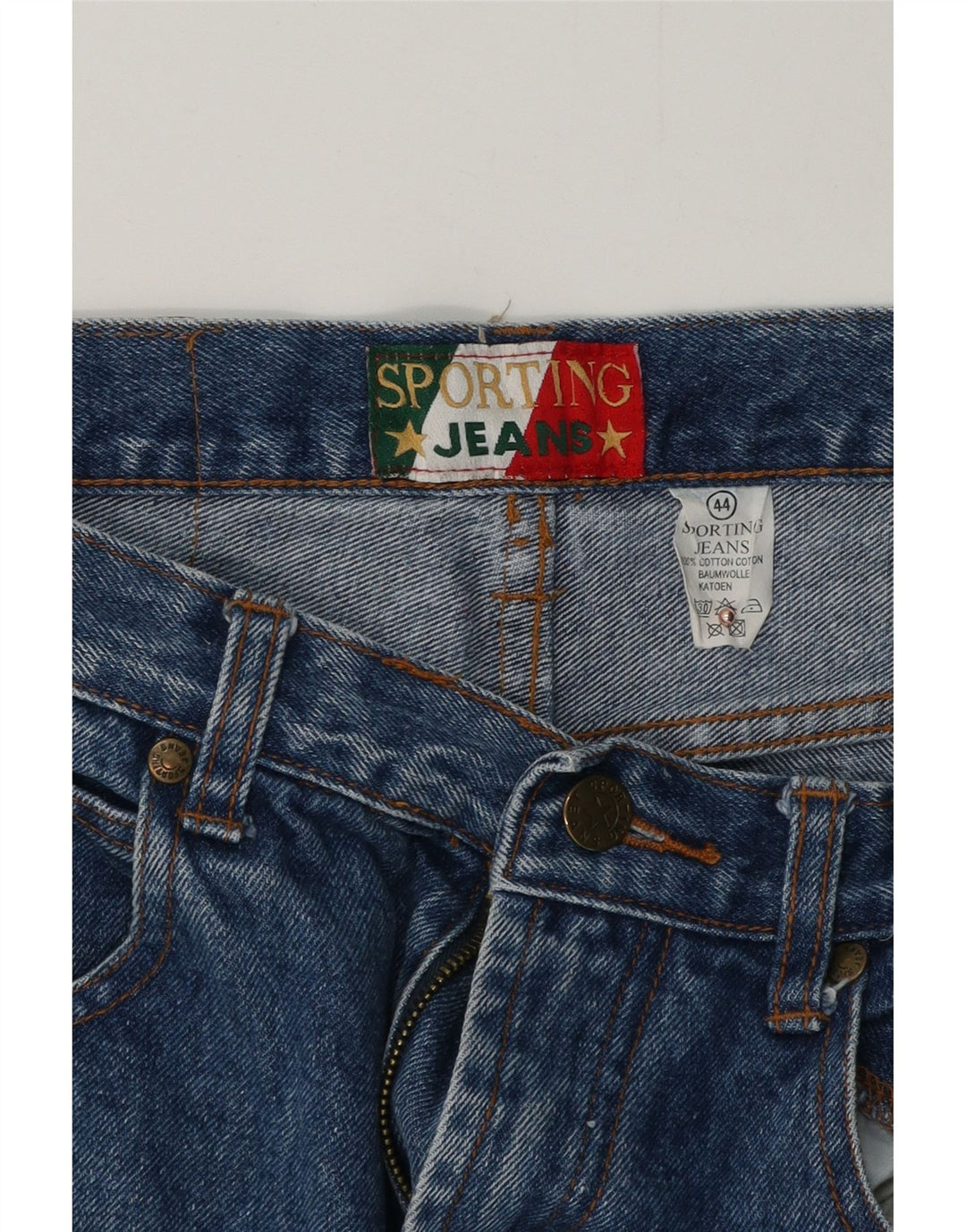 Jeans affusolati da donna sportivi IT 44 medio W30 L27 cotone blu