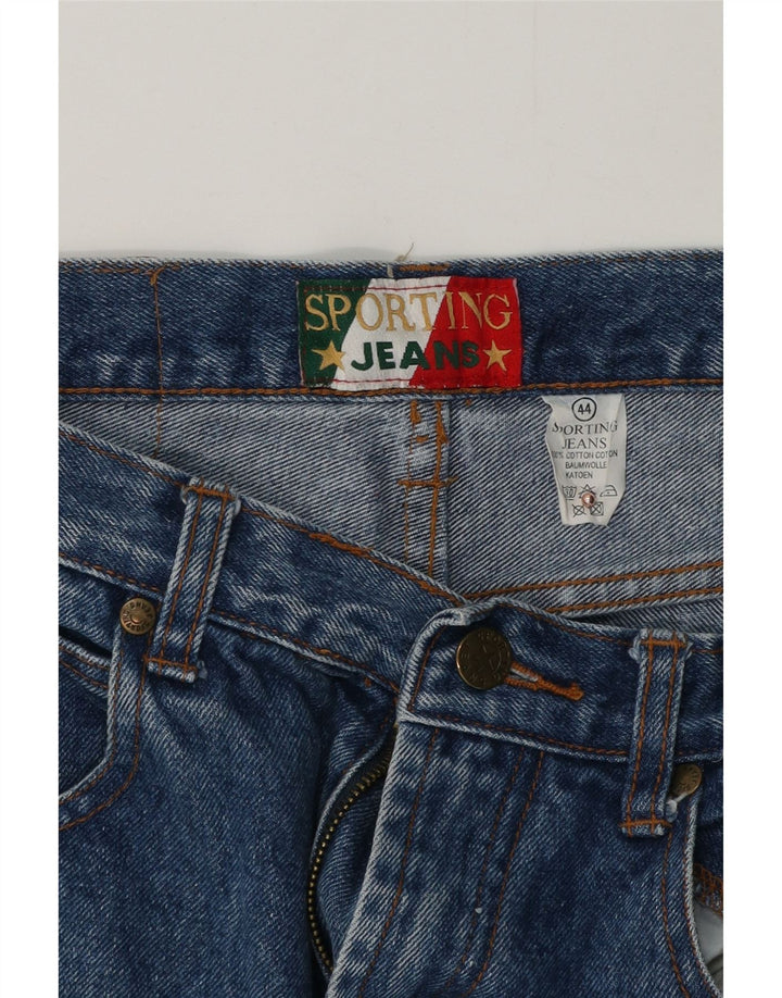 Jeans affusolati da donna sportivi IT 44 medio W30 L27 cotone blu