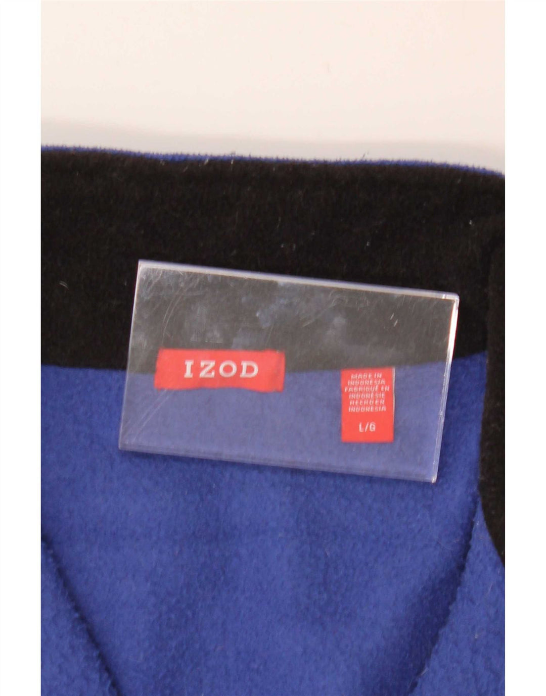 Giacca in pile da uomo Izod UK 40 Large Blu