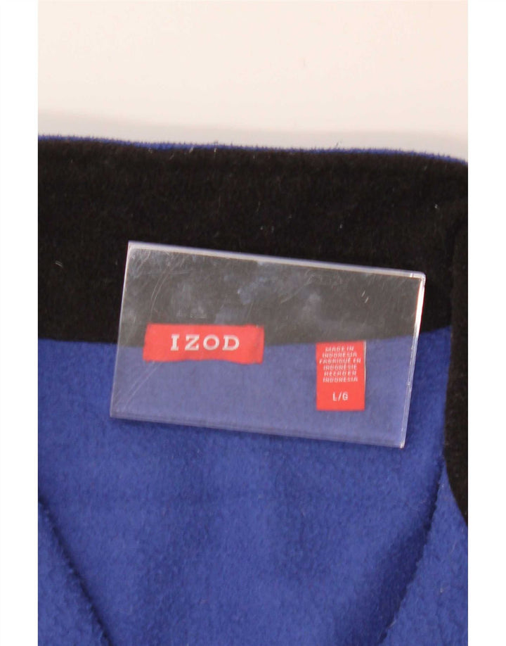 Giacca in pile da uomo Izod UK 40 Large Blu