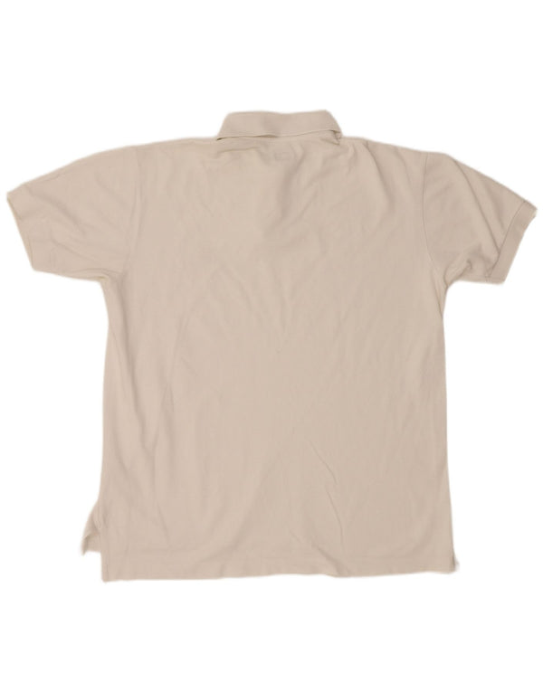 Polo da uomo Calvin Klein grande in cotone bianco