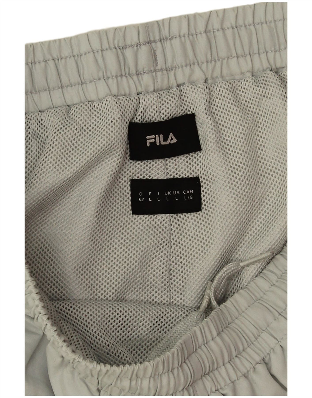 Pantaloni da ginnastica da uomo con grafica Fila, pantaloni da jogging, grandi, in poliestere verde