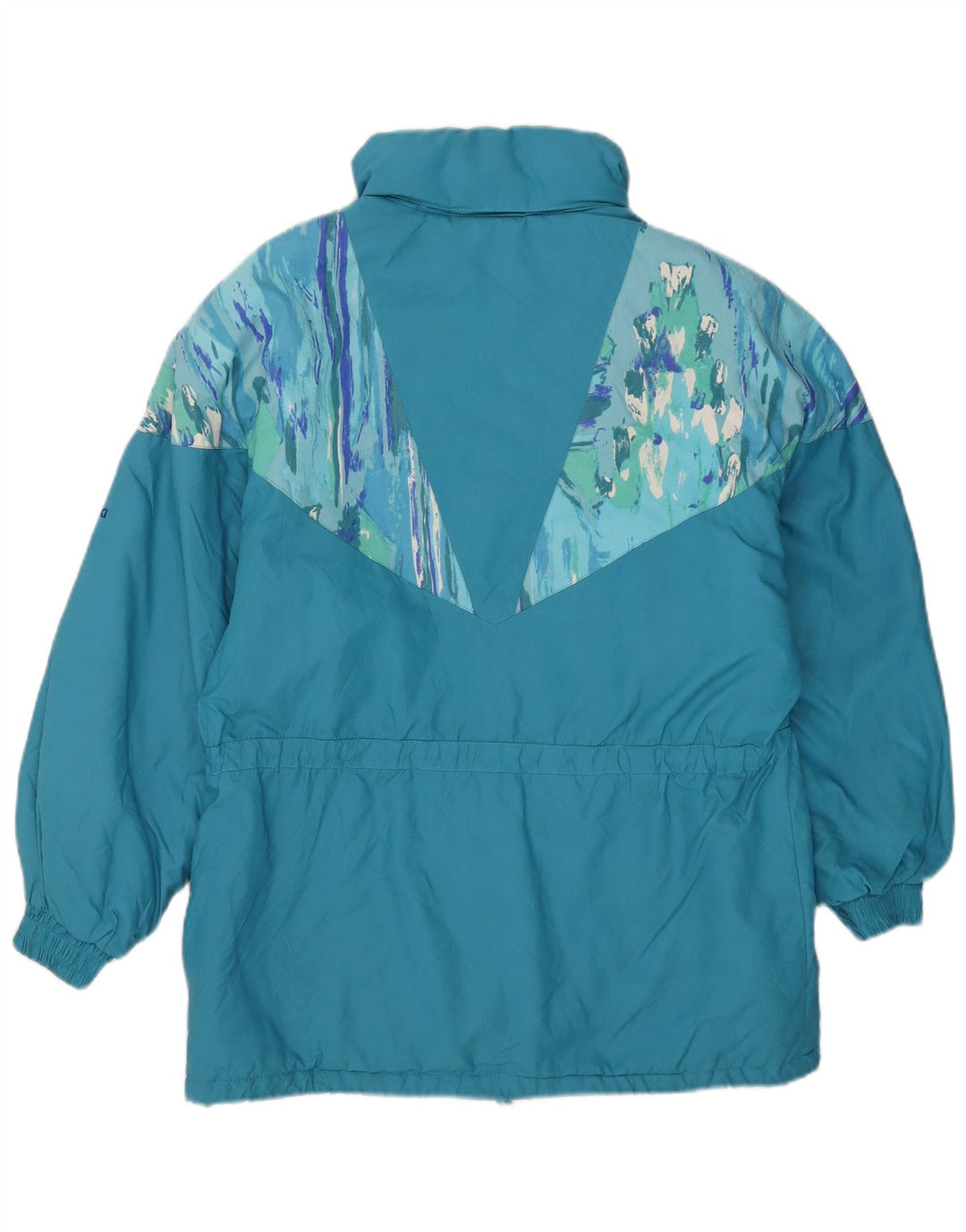 FILA Salopette da sci da donna con cappuccio Set 2 pezzi IT 46 Large Blu geometrico