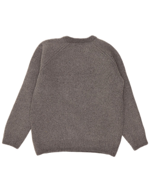 Maglione girocollo per ragazze Carhartt 11-12 anni in lana d'agnello grigio medio
