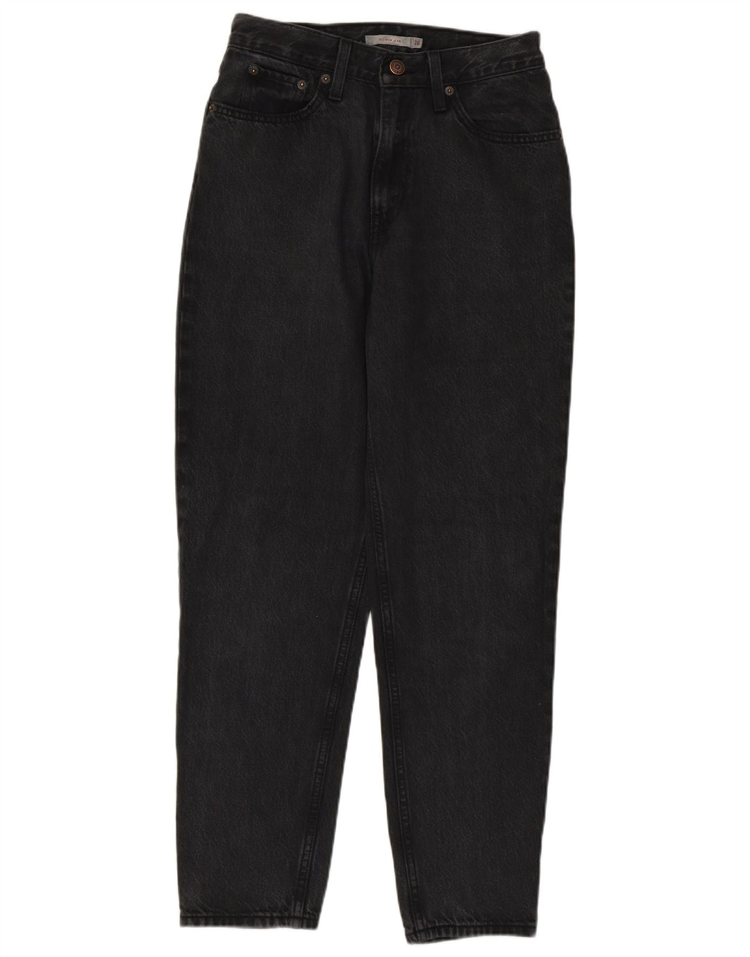 Jeans Levi's da donna Mom affusolati W26 L28 cotone grigio anni '80