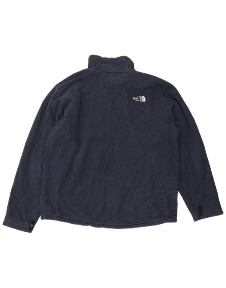 Giacca in pile da uomo The North Face Liner UK 40 Large in poliestere blu navy
