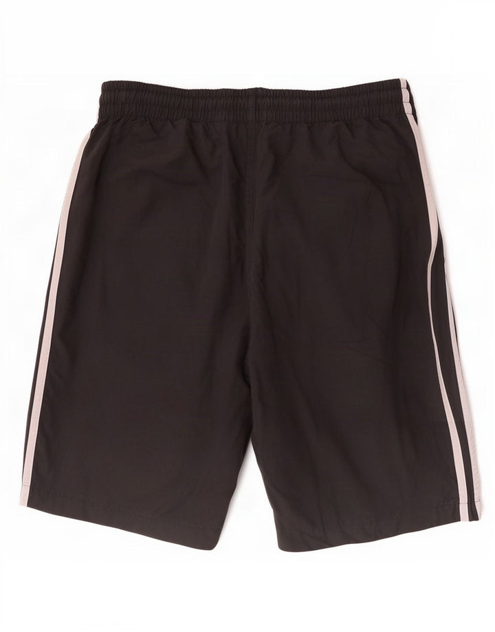 Pantaloncini sportivi da uomo Adidas grandi in nylon nero