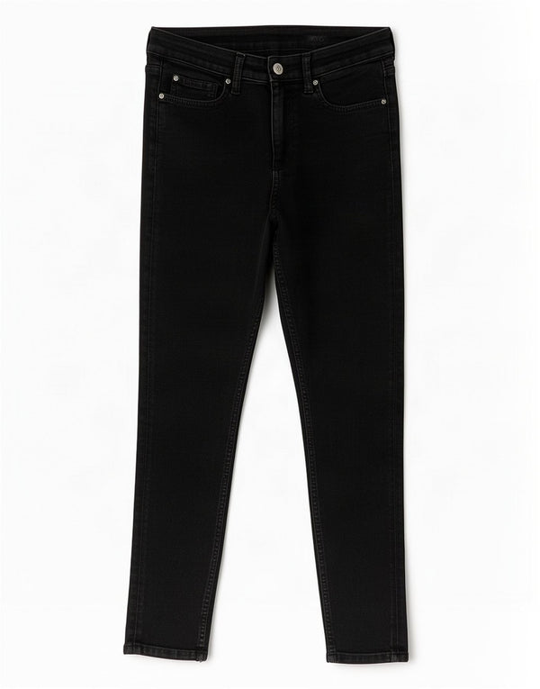 Marks & Spencer Donna The Ivy Skinny Jeans UK 12 Medio W30 L28 Nero