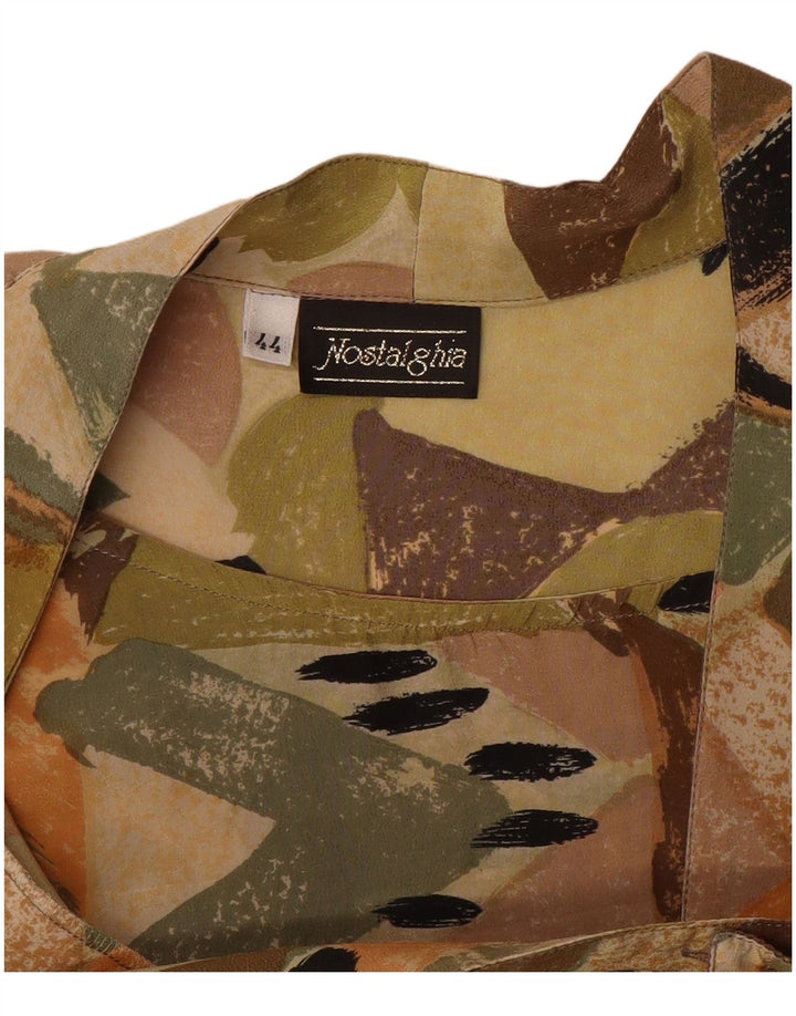 Camicetta corta da donna VINTAGE IT 44 Medium multicolore geometrica