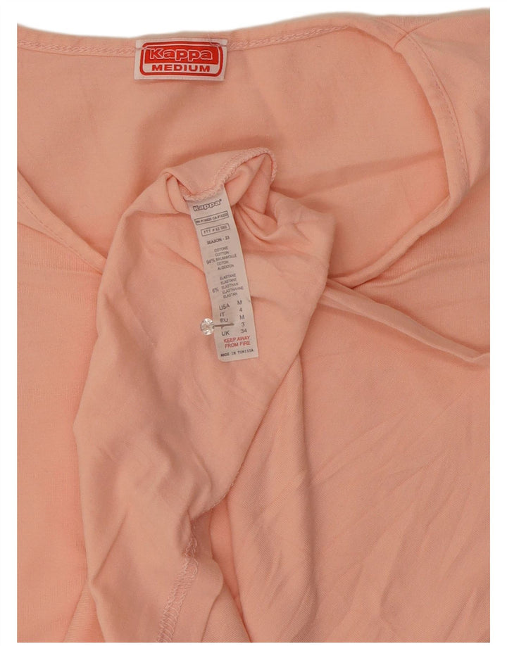 Maglietta Kappa da donna Top UK 12 cotone rosa medio