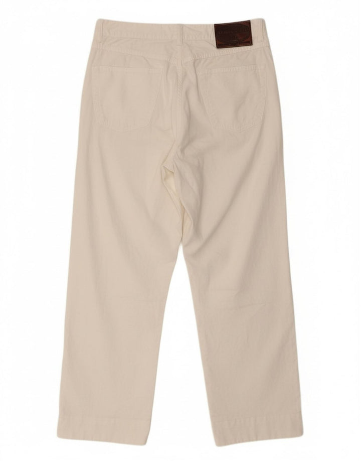 RAYBEST Mens Straight Jeans IT 50 Large W32 L28 White Cotton