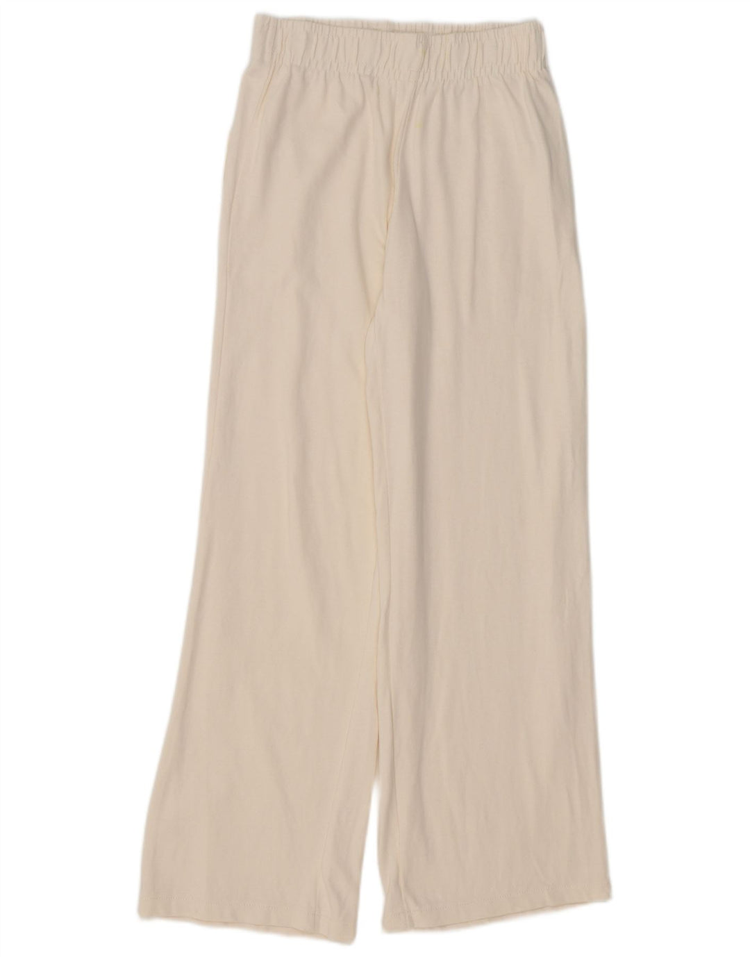 Pantaloni della tuta da donna Zara UK 8 piccoli in cotone bianco sporco