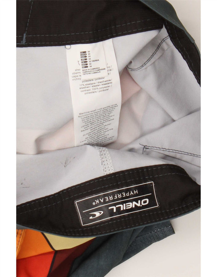Pantaloncini da bagno da uomo O'Neill Poliestere a righe multicolore medio