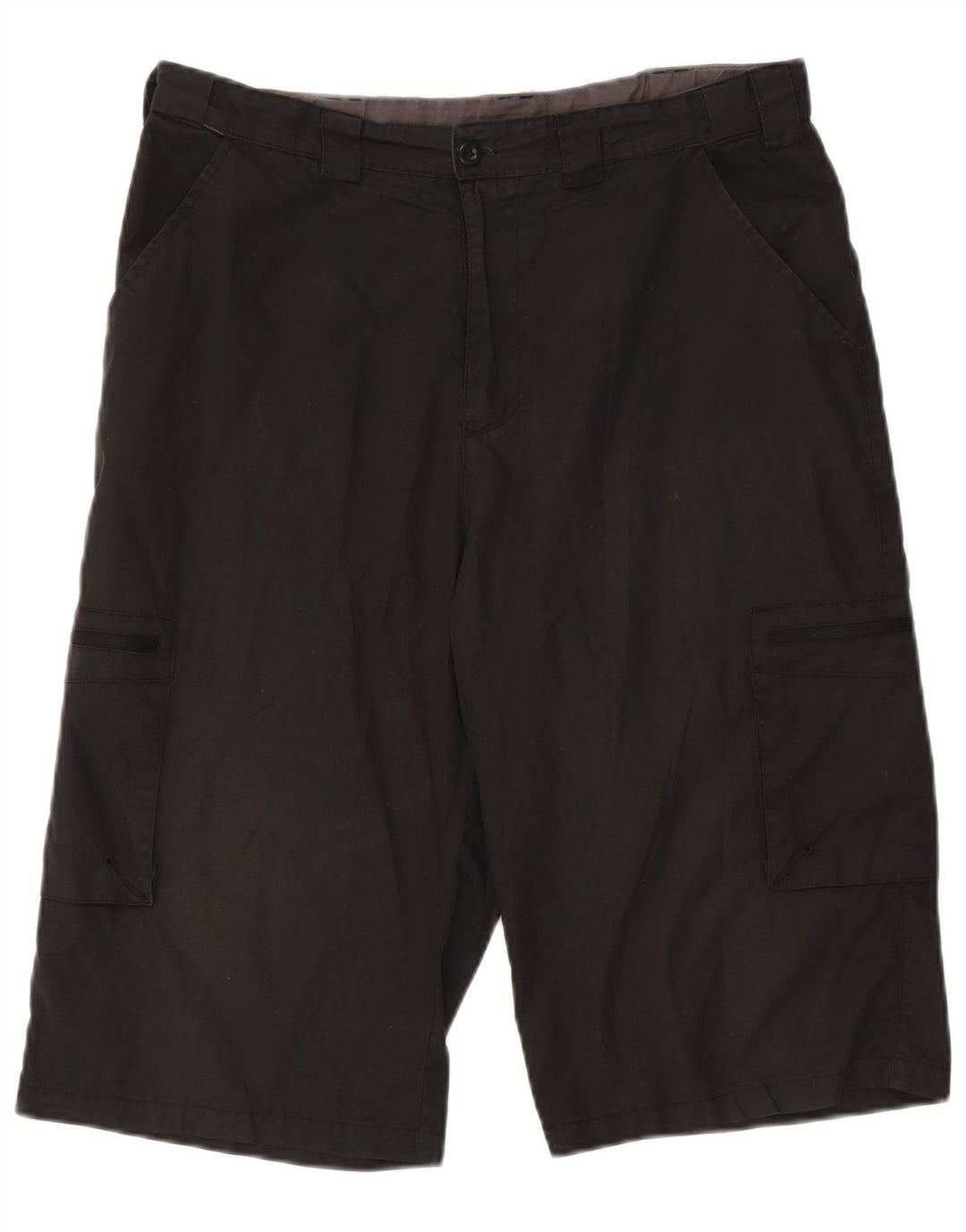Pantaloncini cargo da uomo Mountain Warehouse W34 Large in poliestere nero