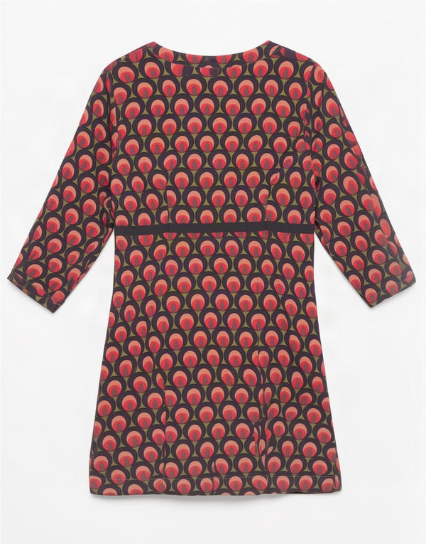 Boden Abito basic da donna con motivo astratto UK 14 grande multicolore