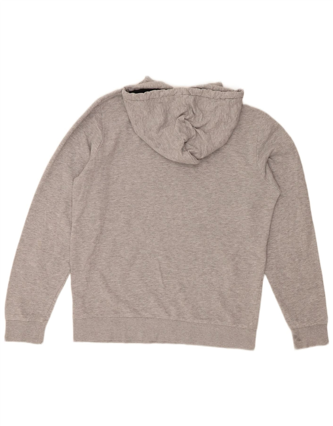 Maglione con cappuccio grafico da uomo Jack & Jones grande blocco di colore grigio