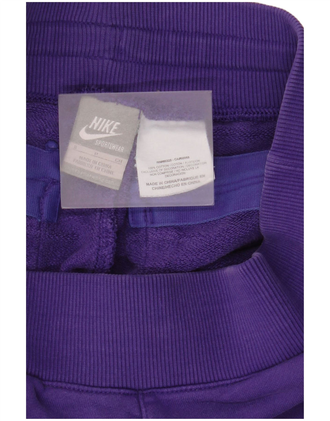 Pantaloncini sportivi Nike da uomo piccoli in cotone viola