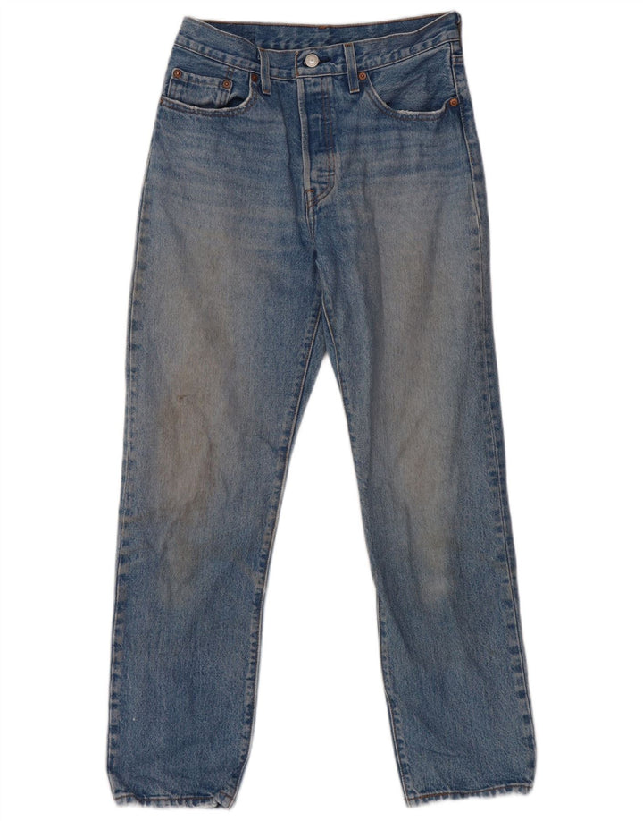 LEVI'S Jeans dritti da uomo 501 W28 L30 cotone blu