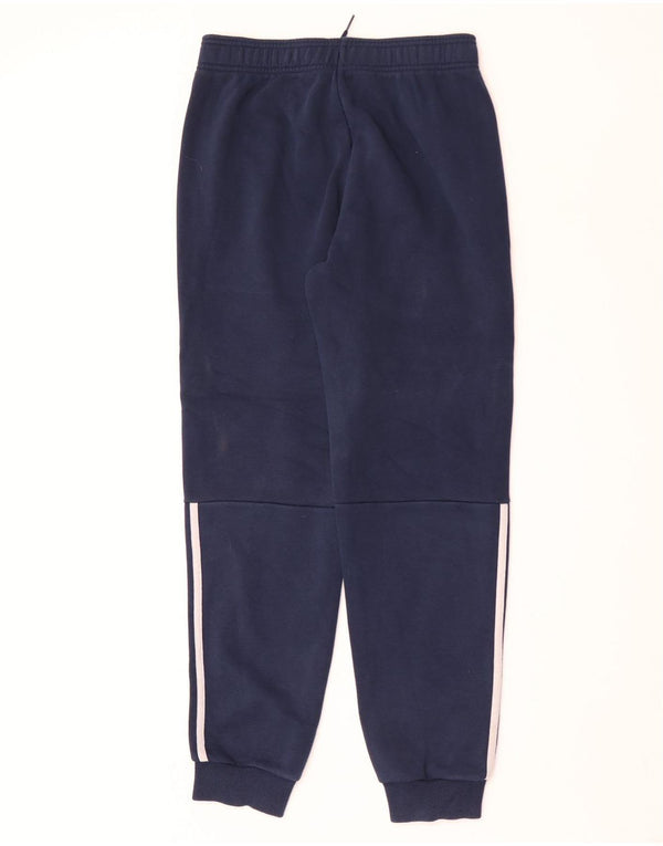 Pantaloni della tuta da ragazzo Adidas Joggers 13-14 anni in cotone blu navy