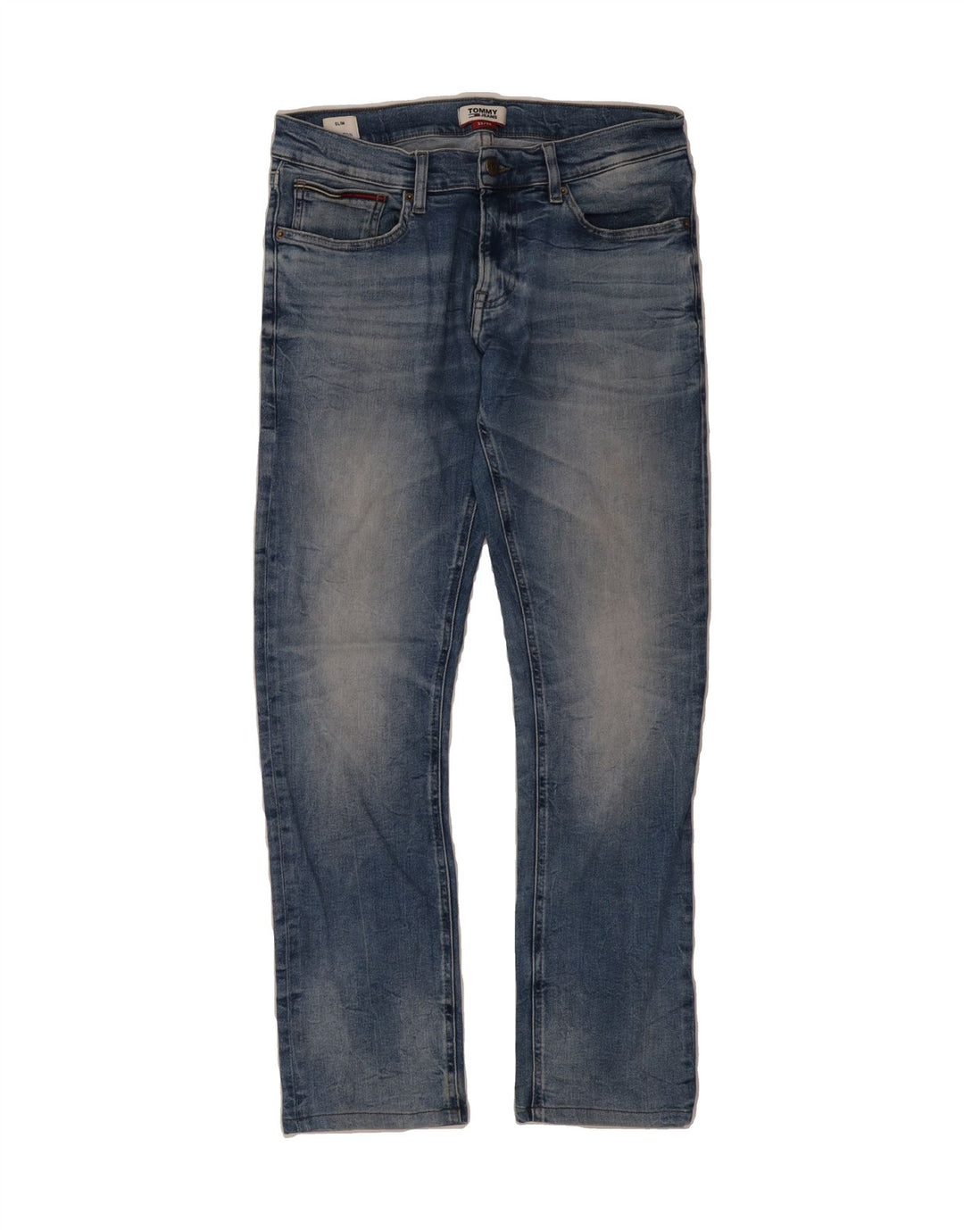 TOMMY HILFIGER Mens Slim Jeans W32 L29 Blue Vintage Tommy Hilfiger and Second-Hand Tommy Hilfiger from Messina Hembry 