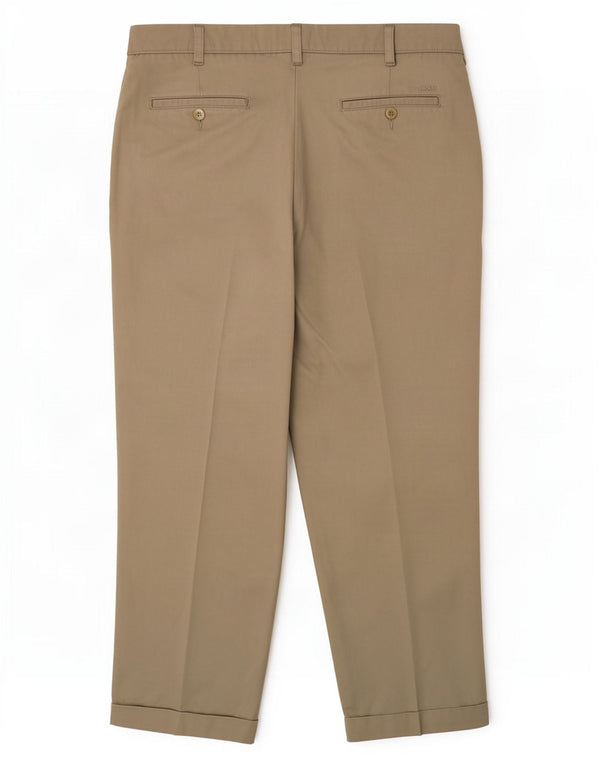 Pantaloni chino con pegging da uomo Izod W40 L30 Beige