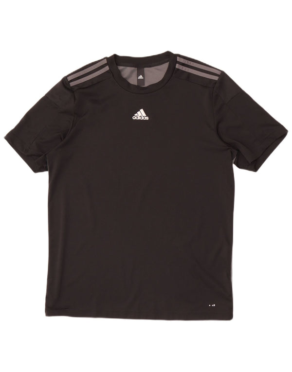 T-shirt Adidas da uomo Top Medium Black Colourblock