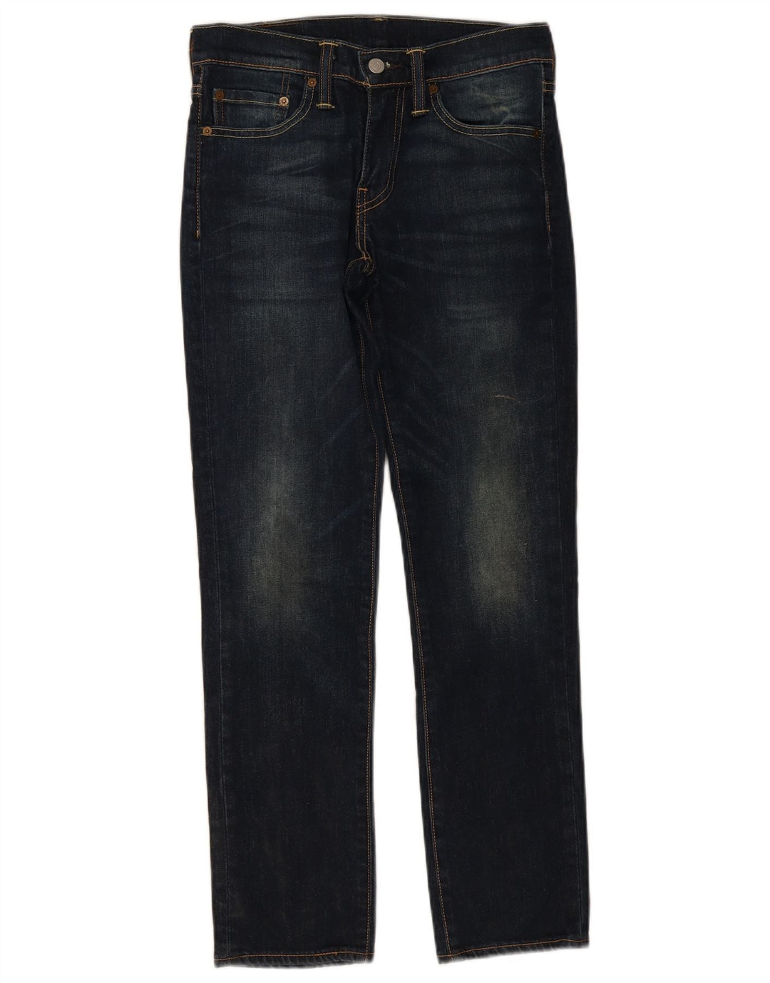 Levi's Uomo 511 Slim Jeans W28 L30 Blu Navy Cotone