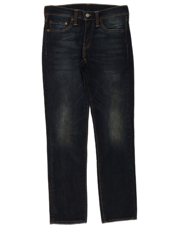 Levi's Uomo 511 Slim Jeans W28 L30 Blu Navy Cotone