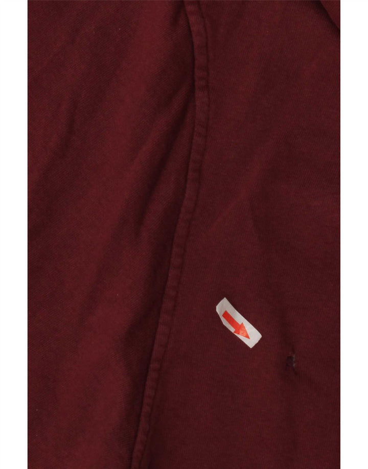 Maglione con cappuccio oversize grafico da donna Pull & Bear UK 14 Borgogna medio