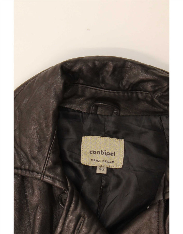 Giacca In Pelle Donna Conbipel IT 46 Large Pelle Marrone