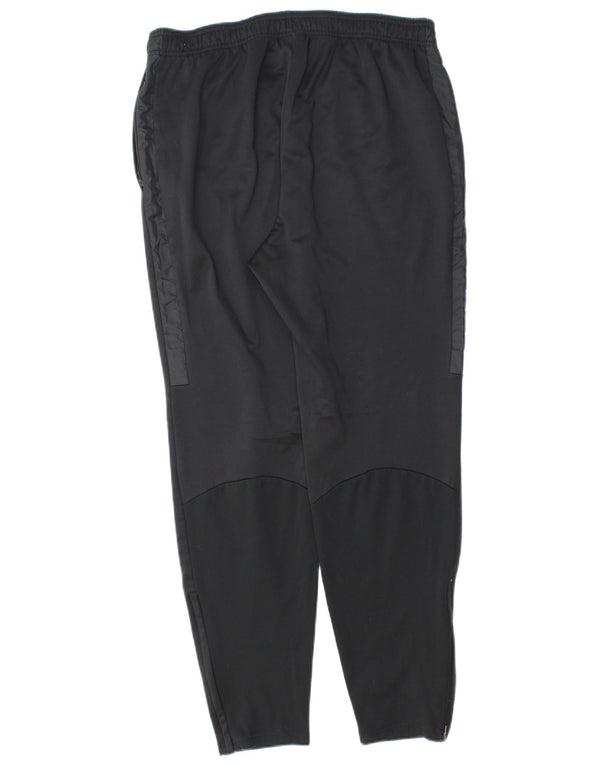 Pantaloni da tuta Nike Dri Fit da uomo, grandi, in poliestere nero