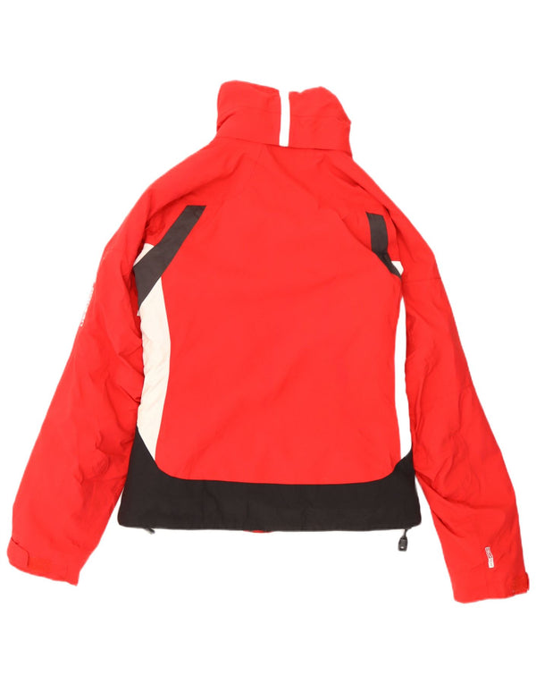 Giacca da sci da donna Helly Hansen UK 6 XS Poliestere rosso a blocchi di colore