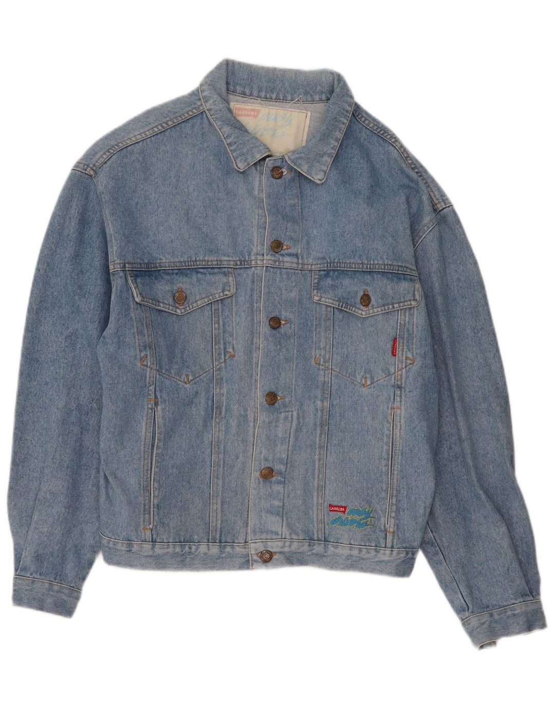 Giacca di jeans da uomo Carrera UK 38 Blu medio